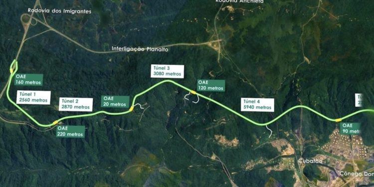 Veja como será a 3ª pista da Rodovia dos Imigrantes