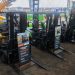 LiuGong expõe empilhadeira elétrica e plataforma tesoura na Analoc Rental Show